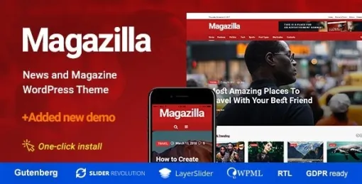 Magazilla News Magazine Theme 1.0.6 GPL Theme