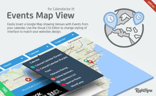 Map View add-on for Calendarize it! 1.2.7.78905 GPL Plugins