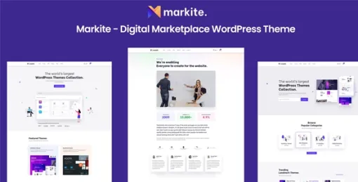 Markite Digital Marketplace WordPress Theme 1.3.2 GPL Theme