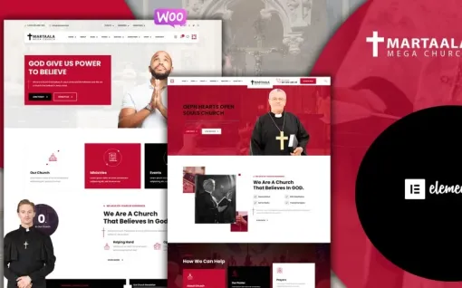 Martaala Chapel Elementor WordPress Theme 1.0.0 GPL Theme
