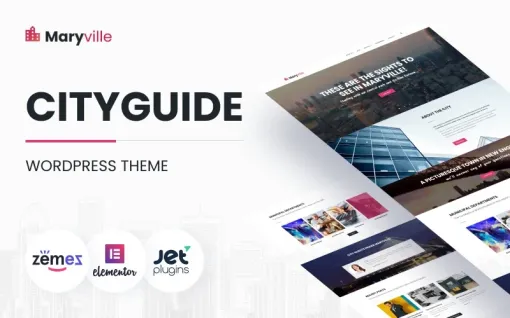 Maryville City Portal City Guide WordPress Theme 1.0.0 GPL Theme