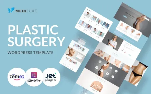 MediLuxe Plastic Surgery WordPress Theme 1.0.1 GPL Theme