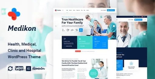 Medikon Health Medical WordPress Theme 1.0.0 GPL Theme