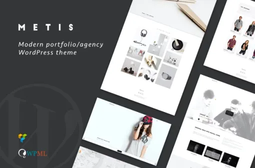 Metis Portfolio / Agency WordPress Theme 1.4.4 GPL Theme