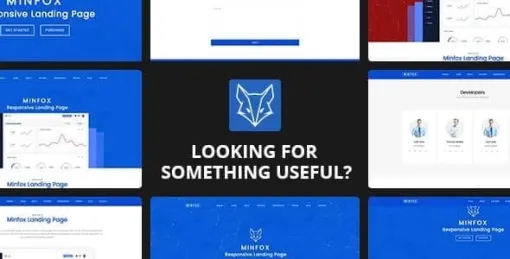 Minfox Software Landing Page 1.4.8 GPL Theme