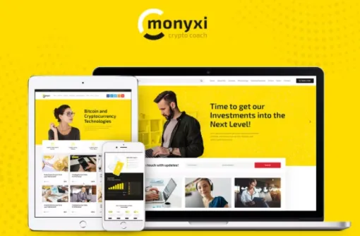 Monyxi CryptoCurrency WordPress Theme 1.1.4 GPL Theme