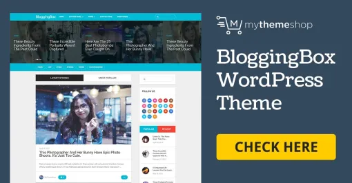 MyThemeShop BloggingBox 1.2.4 GPL Theme