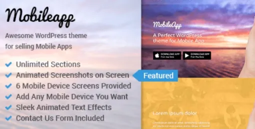 MyThemeShop Mobileapp 1.1.4 GPL Theme
