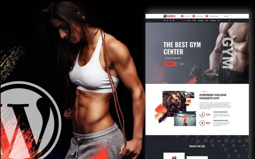 Naika Fitness Gym Shop WordPress Theme 1.0.0 GPL Theme