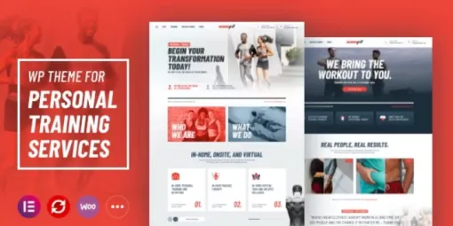 NanoFit WP Theme for Personal Training Services 1.0.2 GPL Theme