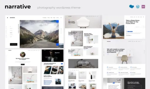 Narrative Portfolio WordPress Theme 1.1.5 GPL Theme