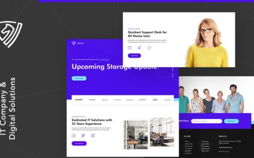 Novos | IT Company Digital Solutions WordPress Theme WordPress Theme 1.0.0 GPL Theme
