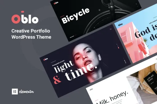 Oblo Creative Portfolio Agency Theme 1.3.4 GPL Theme