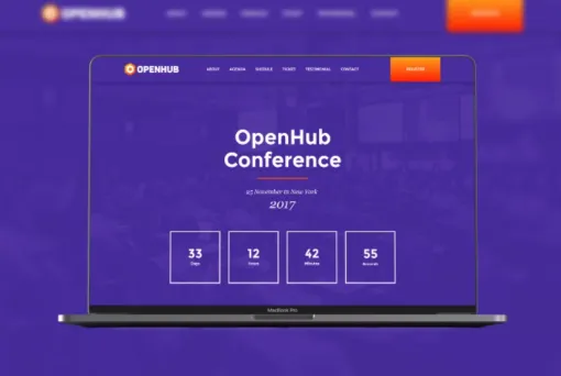 OpenHub Events Conference 1.5 GPL Theme