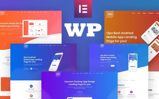 Opo Creative App, Software, Web App And Startup Tech Company WordPress Theme 1.5.1 GPL Theme