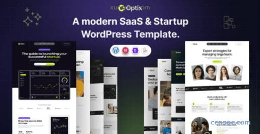 Optix SaaS Startup WordPress Theme 1.1.0 GPL Theme