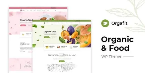 OrgaFit Organic and Health WordPress Theme 1.0.1 GPL Theme