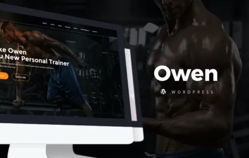 Owen Personal Trainer WordPress Theme 1.0.0 GPL Theme
