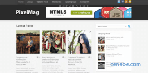 PIXELMAG MYTHEMESHOP THEME 1.1.1 GPL Theme