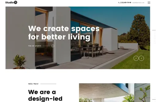 Palladio Interior Design Architecture WP Theme 1.1.5 GPL Theme