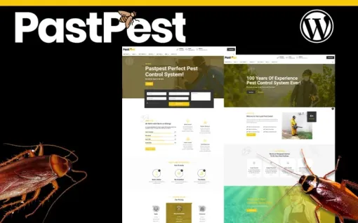 Pastpest | Pest exterminator WordPress Theme 1.0.0 GPL Theme