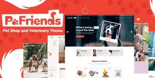 PawFriends Pet Shop and Veterinary Theme 1.3 GPL Theme