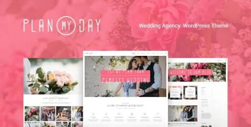 Plan My Day | Wedding / Event Planning Agency WordPress Theme 1.1.4 GPL Theme