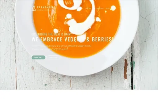 Plantables Vegetarian Restaurant WordPress Theme 1.0.0 GPL Theme