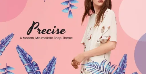 Precise A Modern, Minimalistic Shop Theme 1.3 GPL Theme