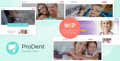 ProDent | Dental Clinic Healthcare Doctor WordPress Theme + Elementor + RTL 1.5.9 GPL Theme
