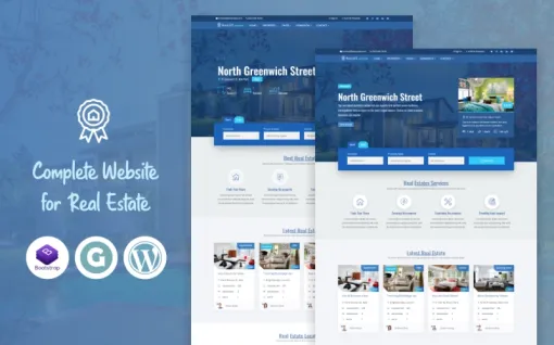 RealAX Premium Real Estate WordPress Theme 1.0.0 GPL Theme