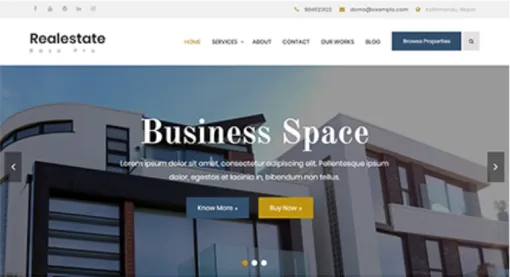 Realestate Base Pro 2.7 GPL Theme