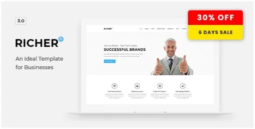 Richer Responsive Multi-Purpose Theme 3.2.5 GPL Theme