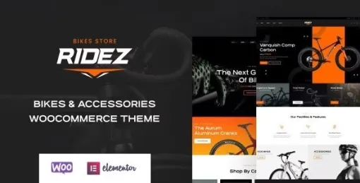 Ridez Bike Shop Elementor WordPress Theme 1.0.5 GPL Theme