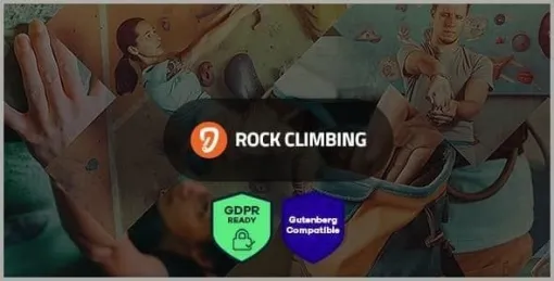 Rock Wall Climbing / Sport Club WordPress Theme 1.4 GPL Theme