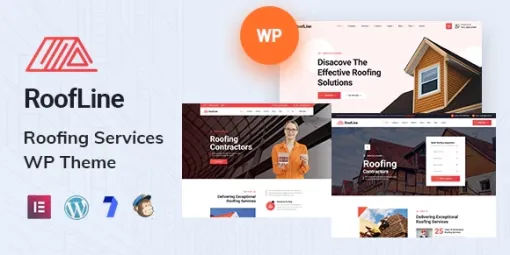 RoofLine Roofing Services WordPress Theme 1.0.0 GPL Theme