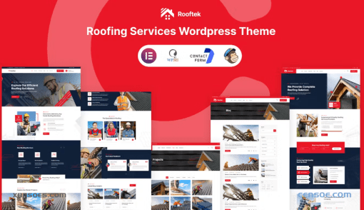 Rooftek Roofing Services WordPress Theme 1.0.0 GPL Theme