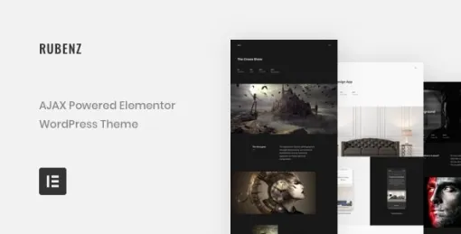 Rubenz – Creative Portfolio AJAX WordPress Theme 2.6.0 GPL Theme