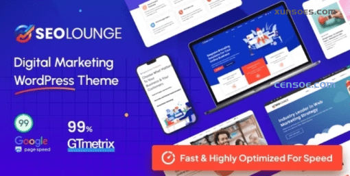 SEO Lounge Digital Marketing Theme 4.0.2 GPL Theme