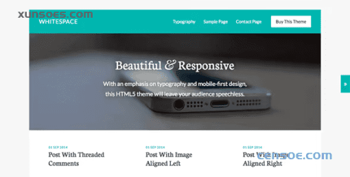 STUDIOPRESS WHITESPACE PRO WORDPRESS THEME 1.0.3 GPL Theme