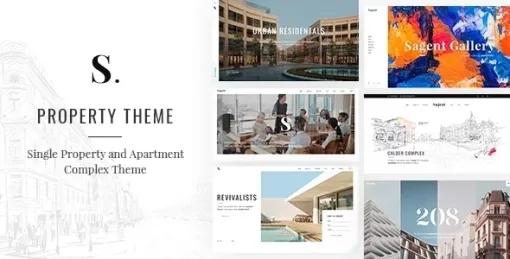 Sagen Single Property and Apartment Complex Theme 1.2 GPL Theme