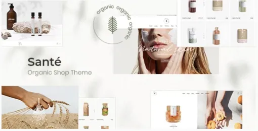 Santé Organic Shop WordPress Theme 1.3.1 GPL Theme