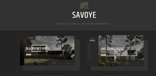 Savoye Architecture Interior WordPress Theme 1.0 GPL Theme