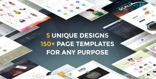 Scalia Multi-Concept Business, Shop, One-Page, Blog Theme 1.6.4.2 GPL Theme