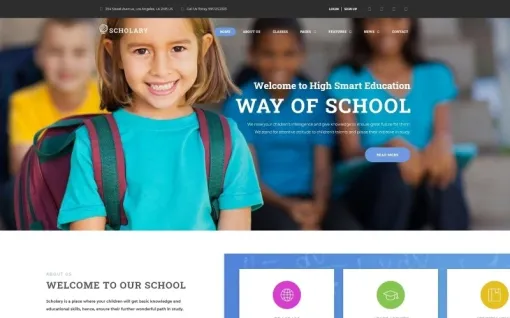Scholary Primary School WordPress Theme 1.0.1 GPL Theme