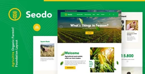 Seodo | Agriculture Farming Foundation WordPress Theme 1.0.1 GPL Theme