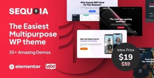 Sequoia | Elementor Landing Page WordPress Theme 1.0.3 GPL Theme