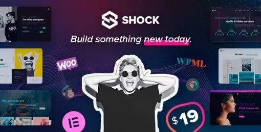 Shock Creative Multipurpose WordPress Theme 1.0.2 GPL Theme