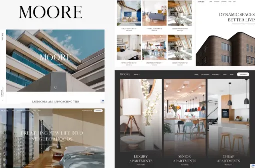 Single Property WordPress Theme Moore 1.0.5 GPL Theme