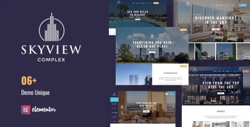 Skyview Complex One Page Single Property WordPress Theme 2.0 GPL Theme